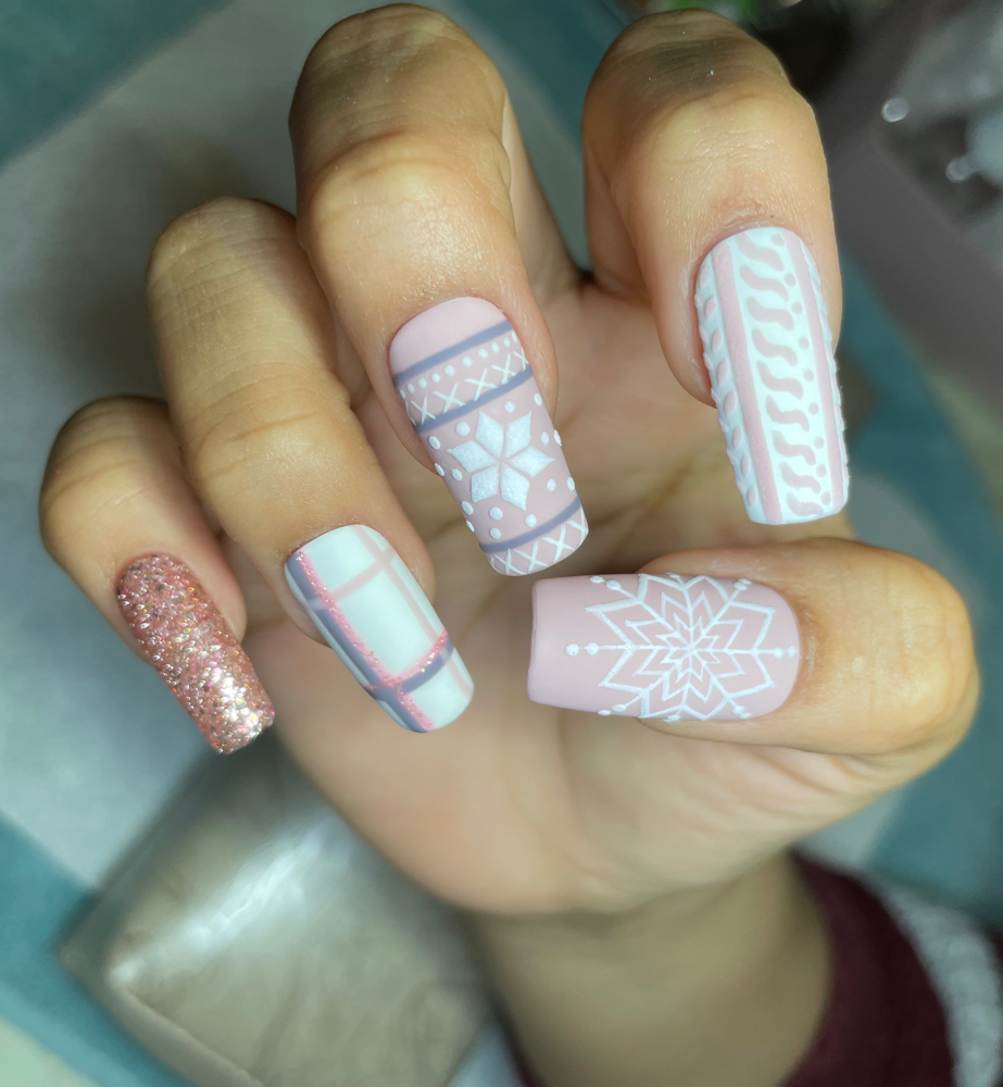 Christmas Press On Nails Set