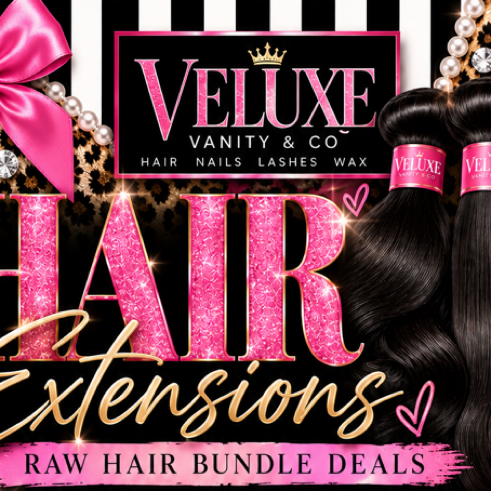 ✨ 18” + 20” + 22” Raw Bundles at Veluxe Vanity & Co Salon in Conyers, GA