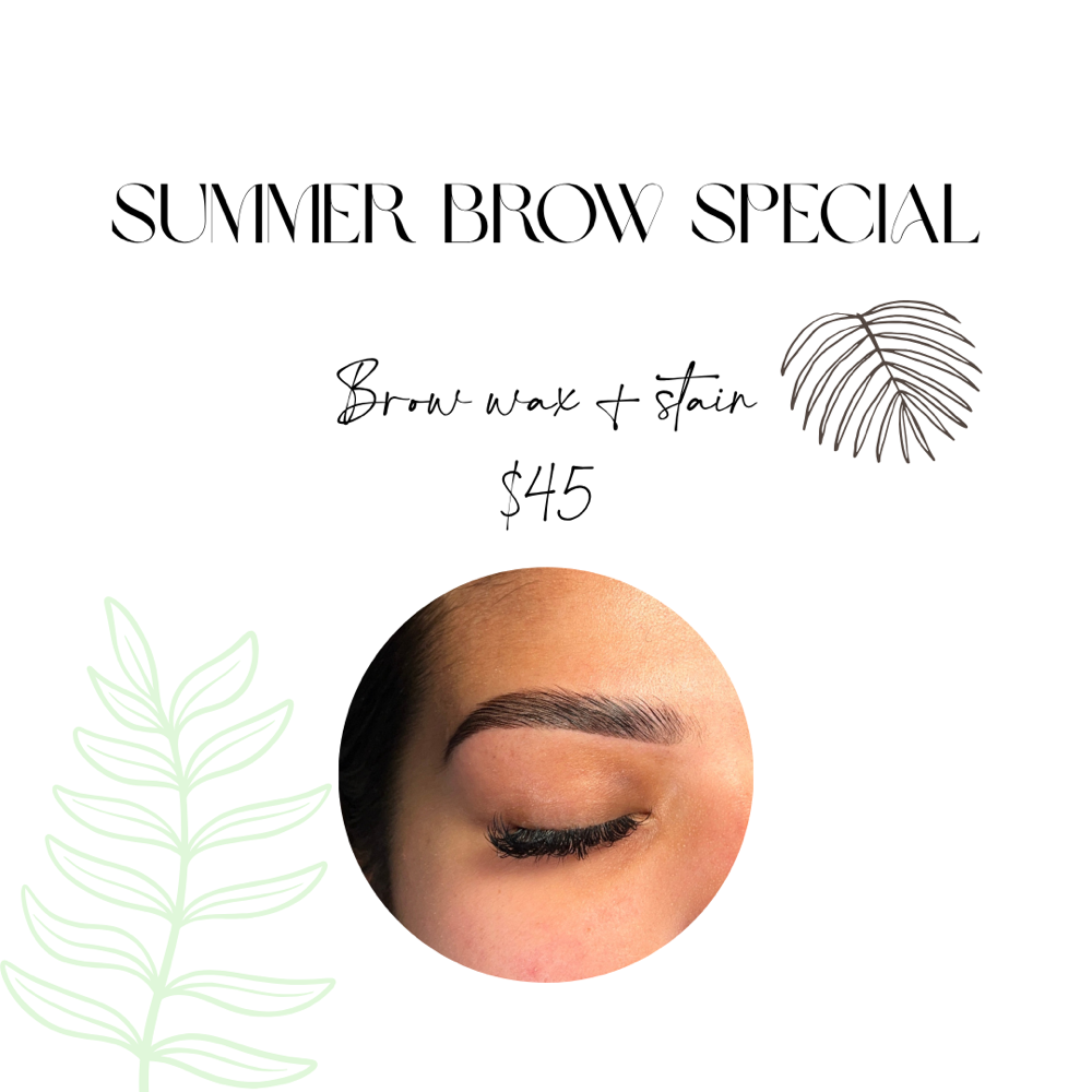 June Special: Brow Wax + Stain