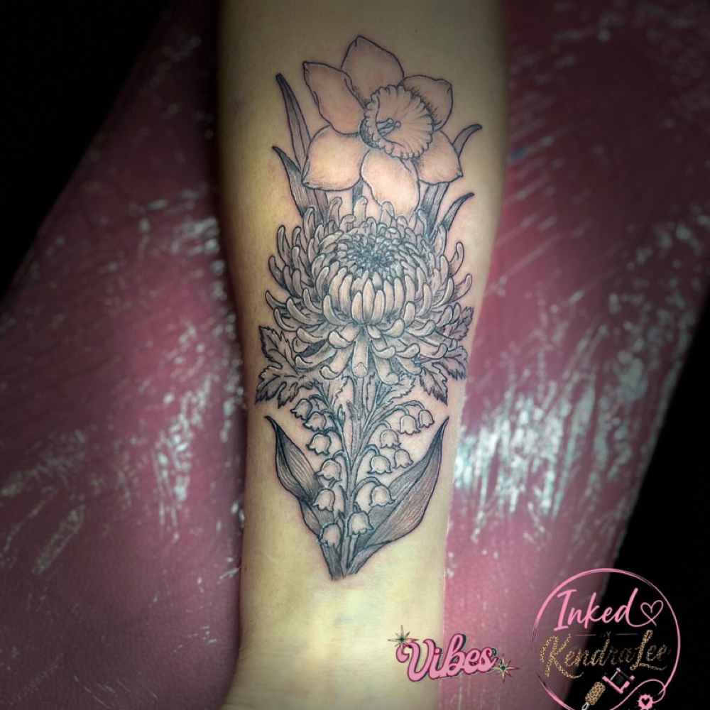 Black and Grey Tattoo at Inked by Kendra Lee in Corpus Christi, TX