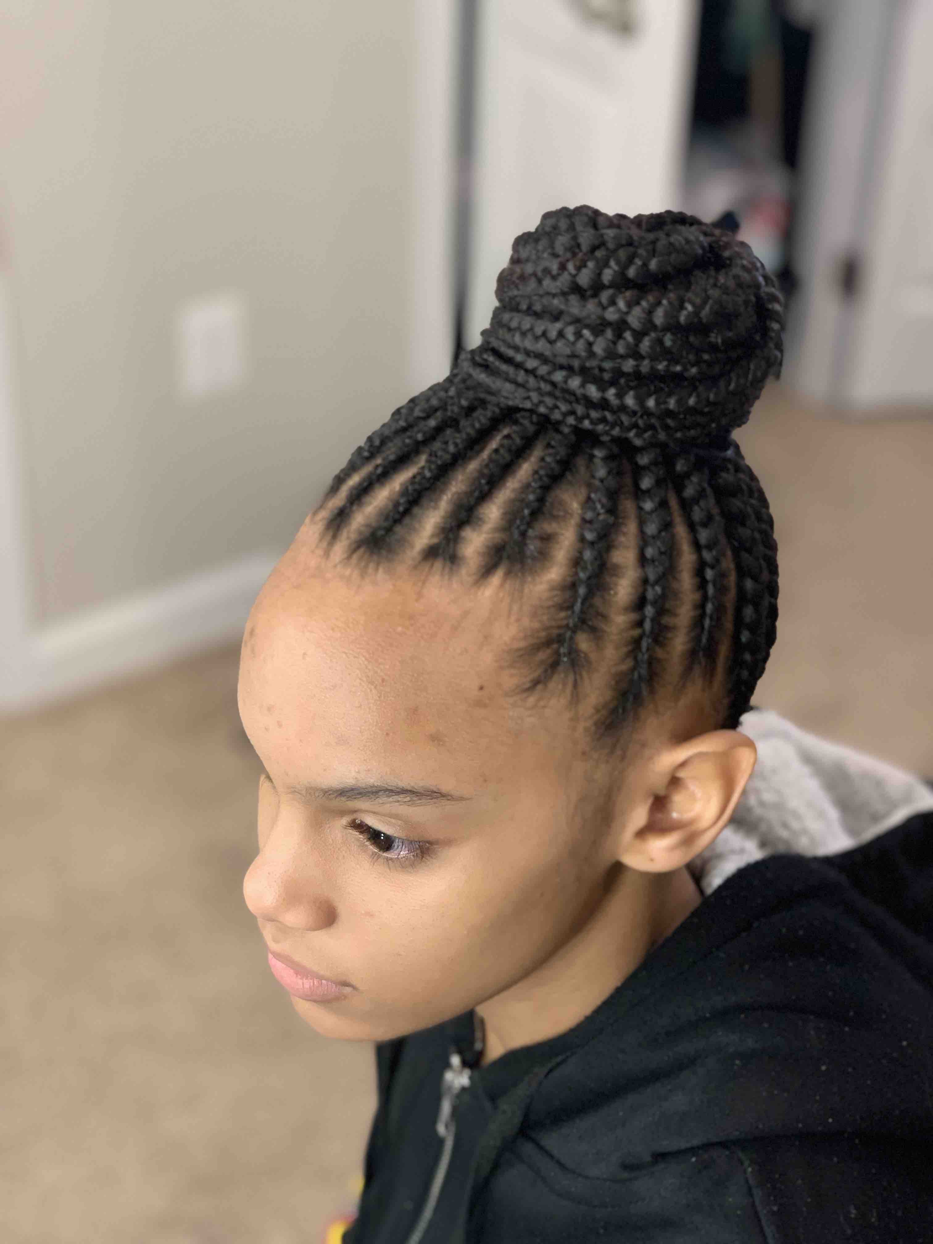 Feed-in Cornrows- Small