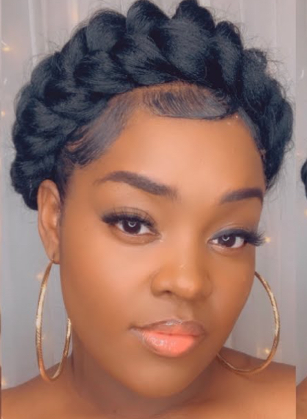 Braided Halo Crown Braid at Studio 981 in Richmond, VA