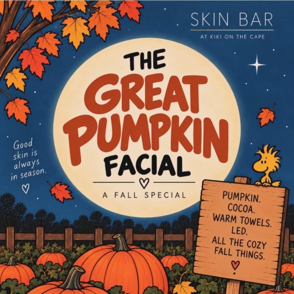 SPECIAL: The Great Pumpkin Facial at KIKI ON THE CAPE in HARWICH PORT, MA