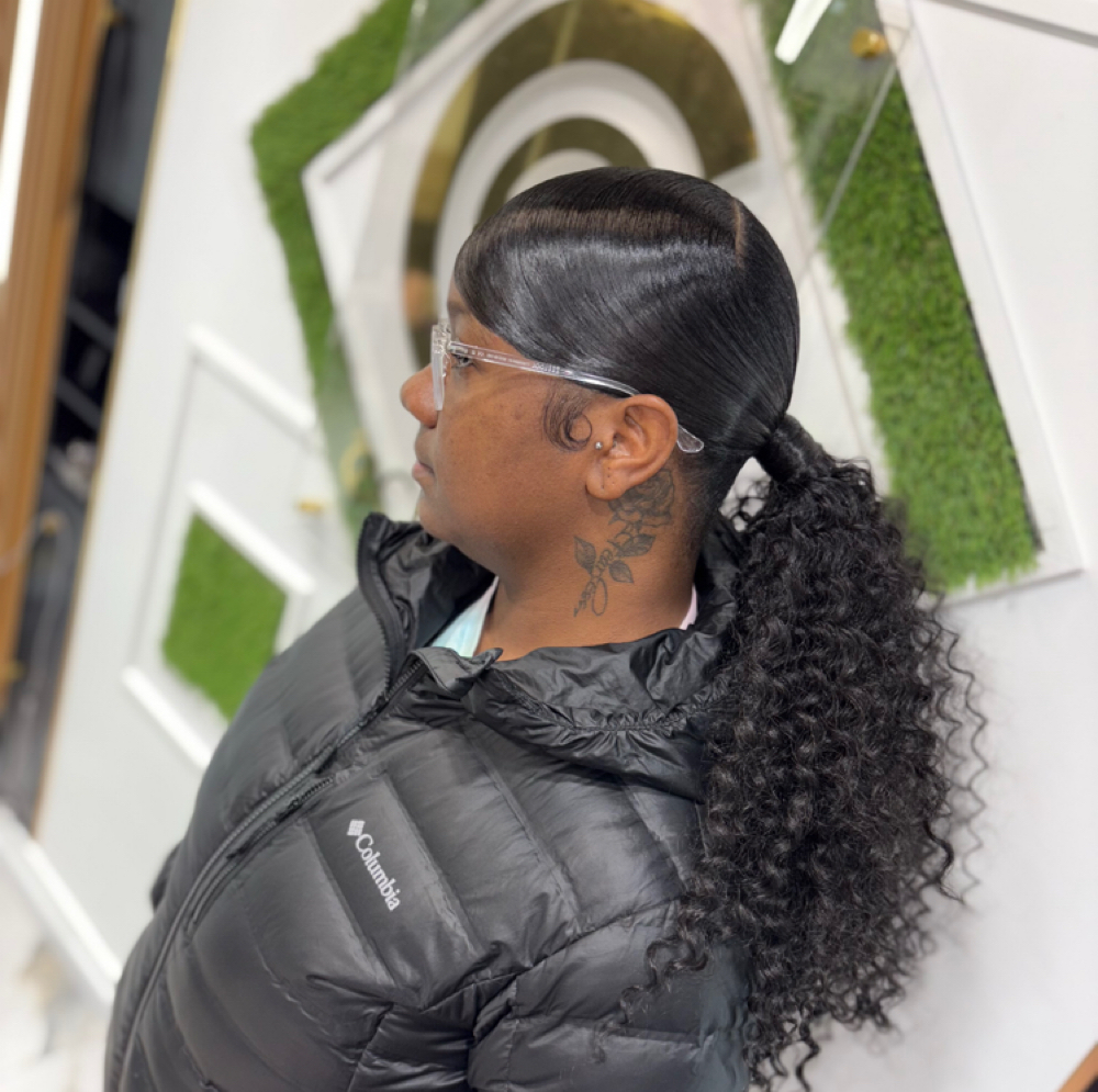 Swoop Ponytail at Hands Of Beauty By Kevionna in Racine, WI