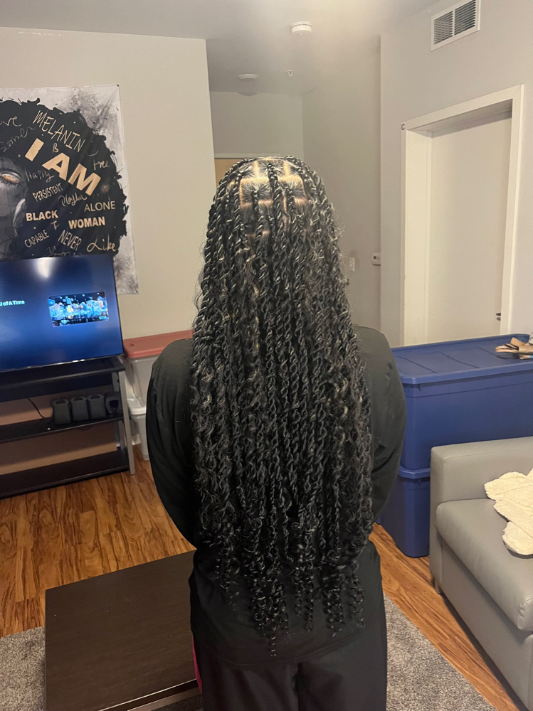 Large Boho Twists