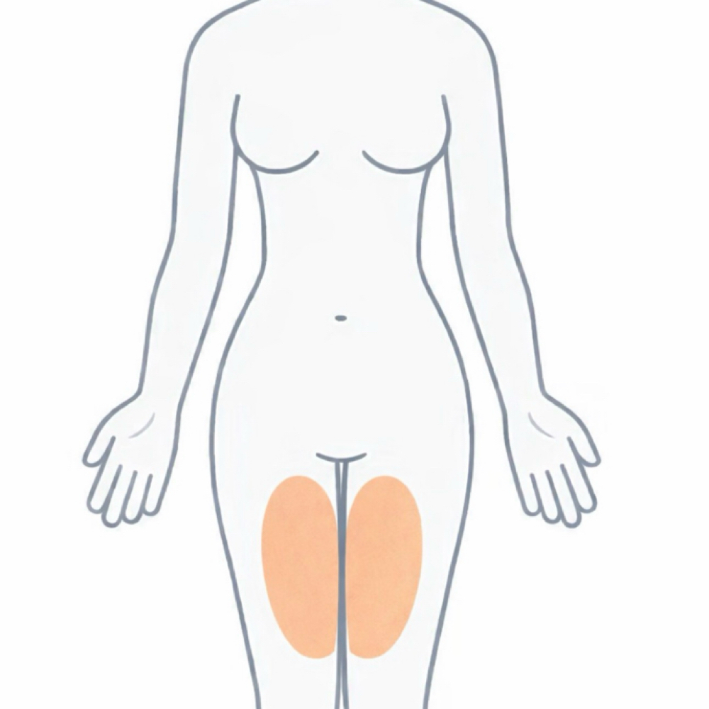 Inner Thighs at The Luxury Club in Conroe Texas, TX