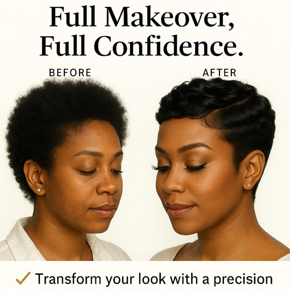 Relaxer & Halo Restoration Style at Spa’Lon Suiradal in Birmingham, AL