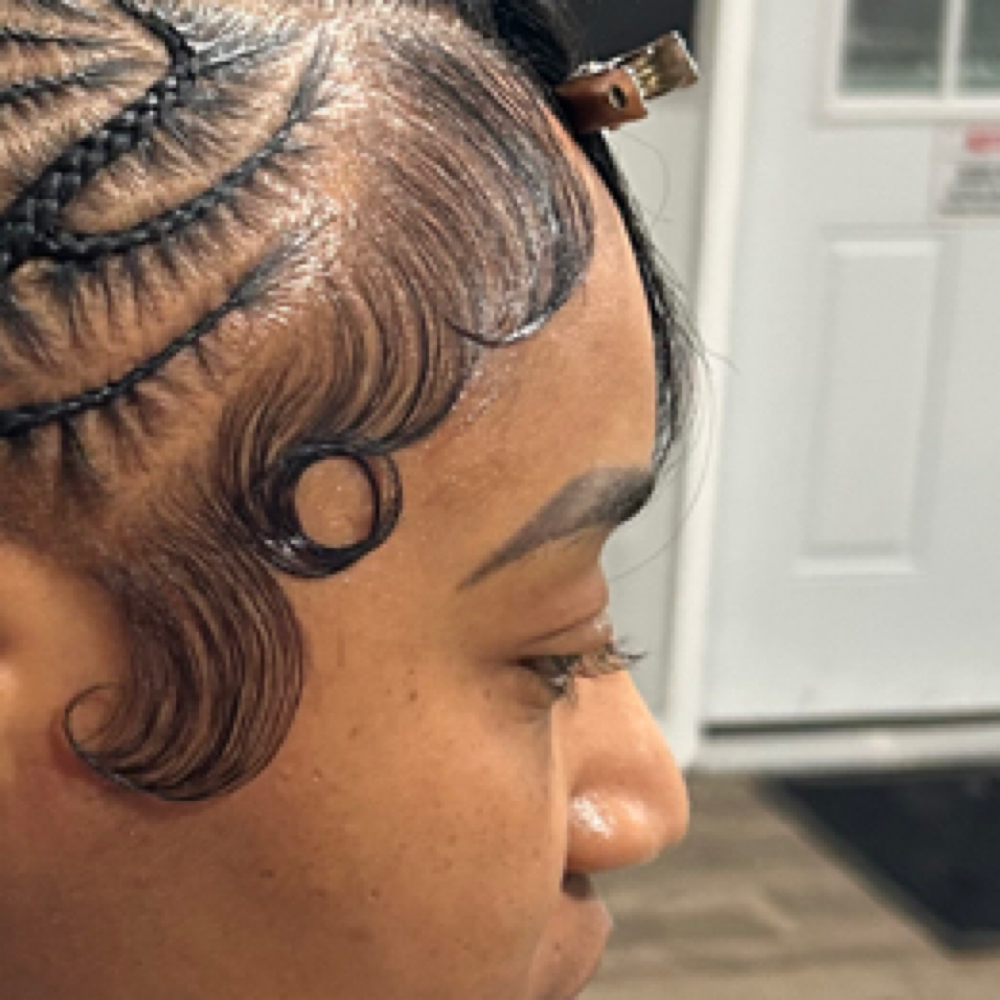 Edge touch up at The Hairapist Experience in Mount morris, MI