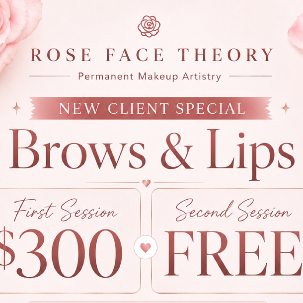$300 BROW SPECIAL at Rose Face Theory in Dublin, PA