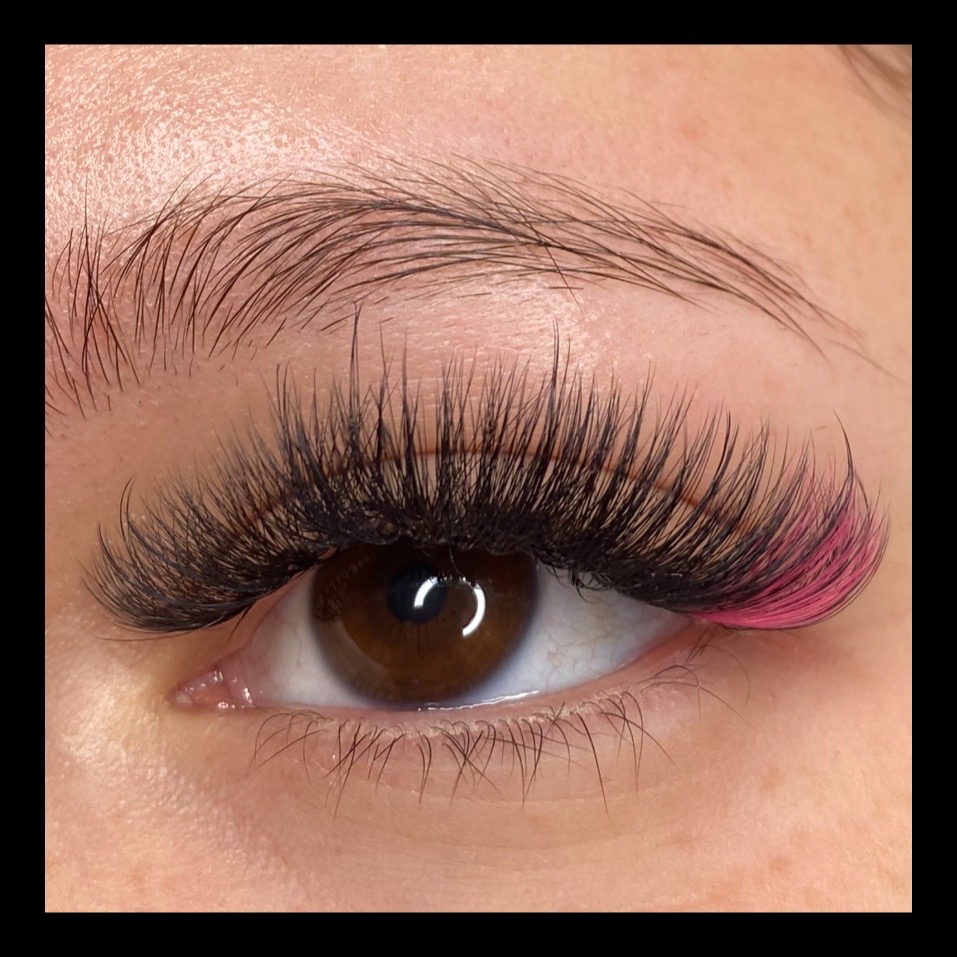Colored Lashes at Luscious Looks in Goshen, IN