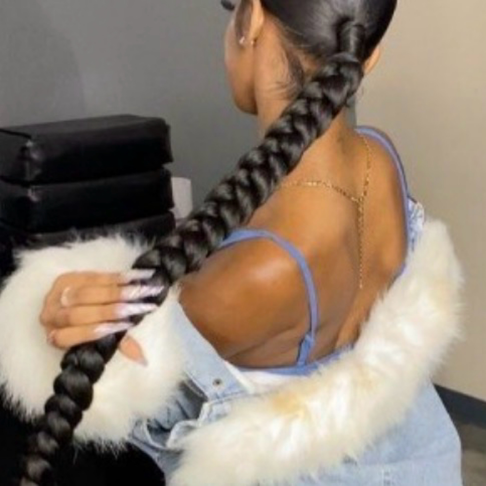 Braided Sleek Ponytail at Lashes By Lala LLC in Opelousas, LA