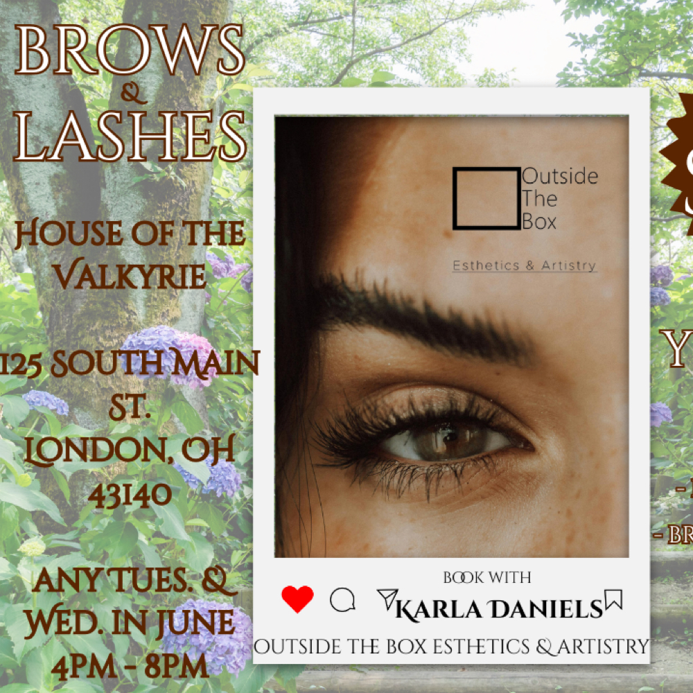 Brow & Lash Bundle at House of the Valkyrie in London, OH