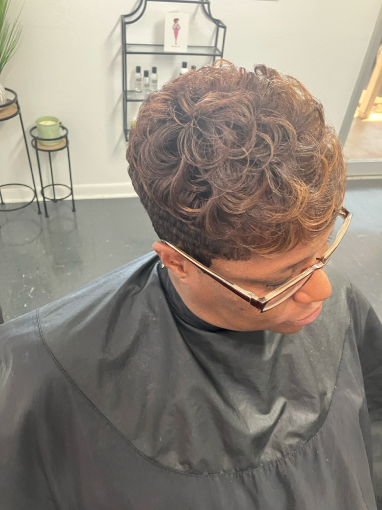 Relaxed Pixie Hair Styling