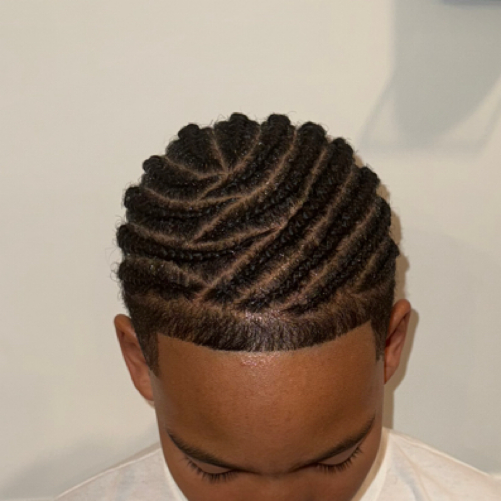Guy Cornrows at Hair.m3.0ut in Moncks Corner, SC