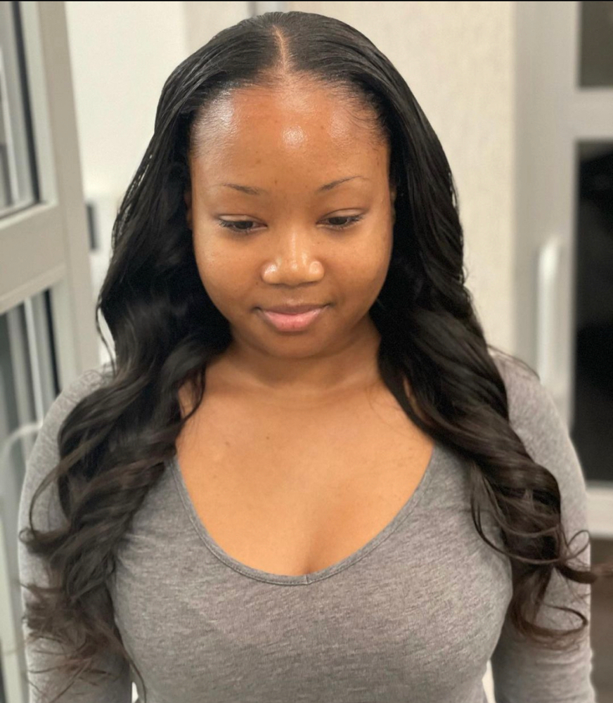 Full Sew In w/ Leave Out