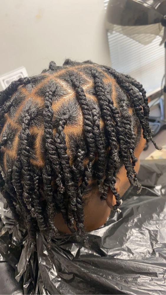Men Two Strand Twist