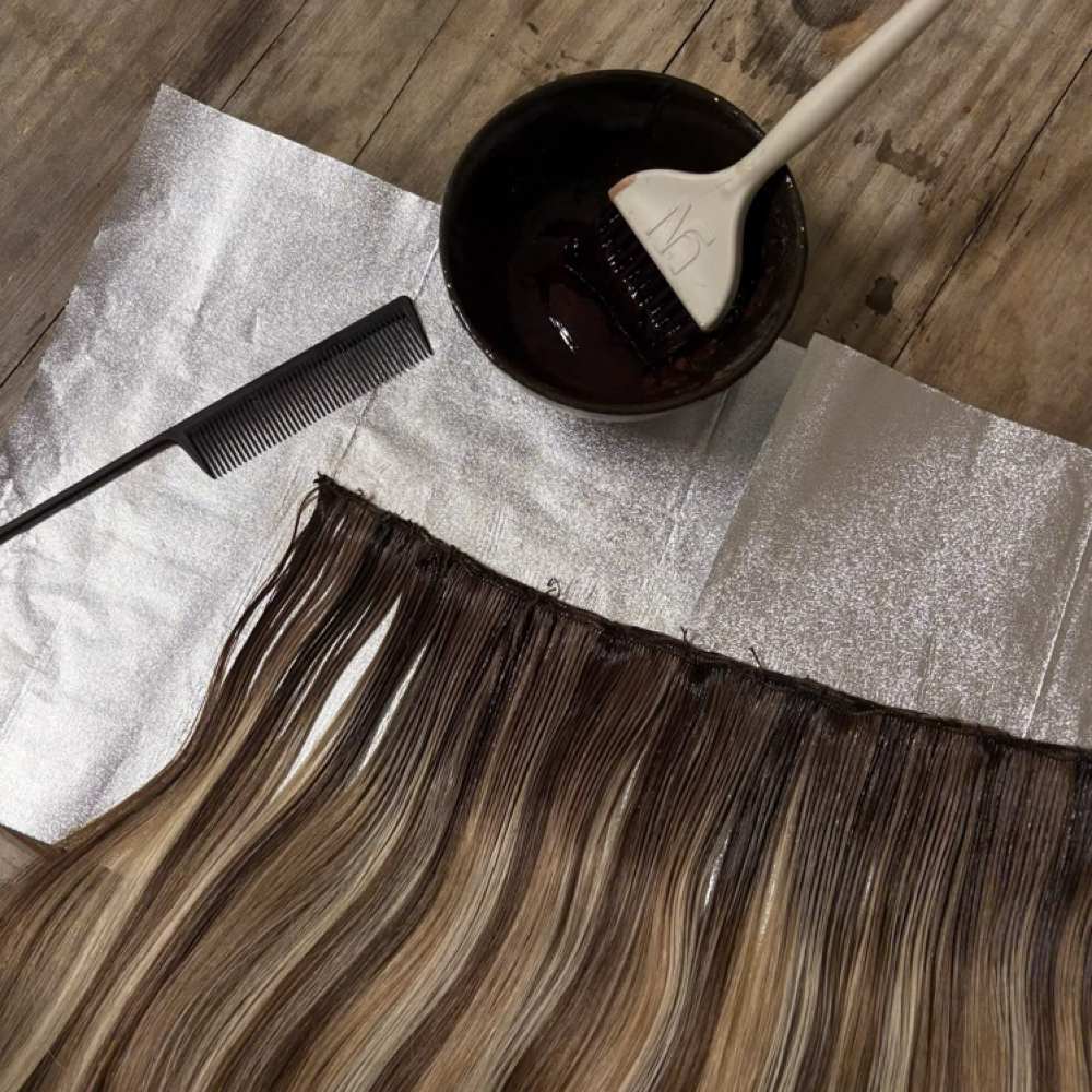 Hair Extension Coloring at Jade’s Fades & Shades in Lindon Utah, UT