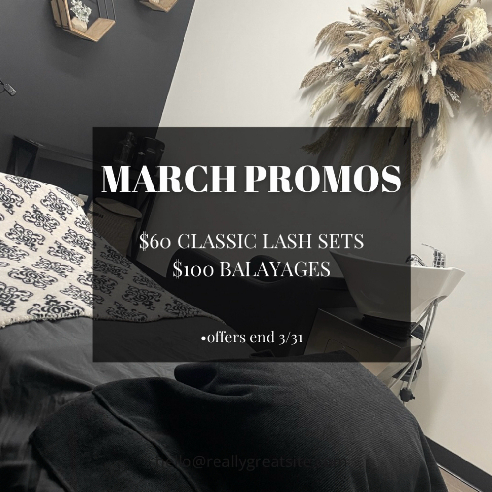 MARCH PROMOS at Styled By Cindel in Dublin, OH
