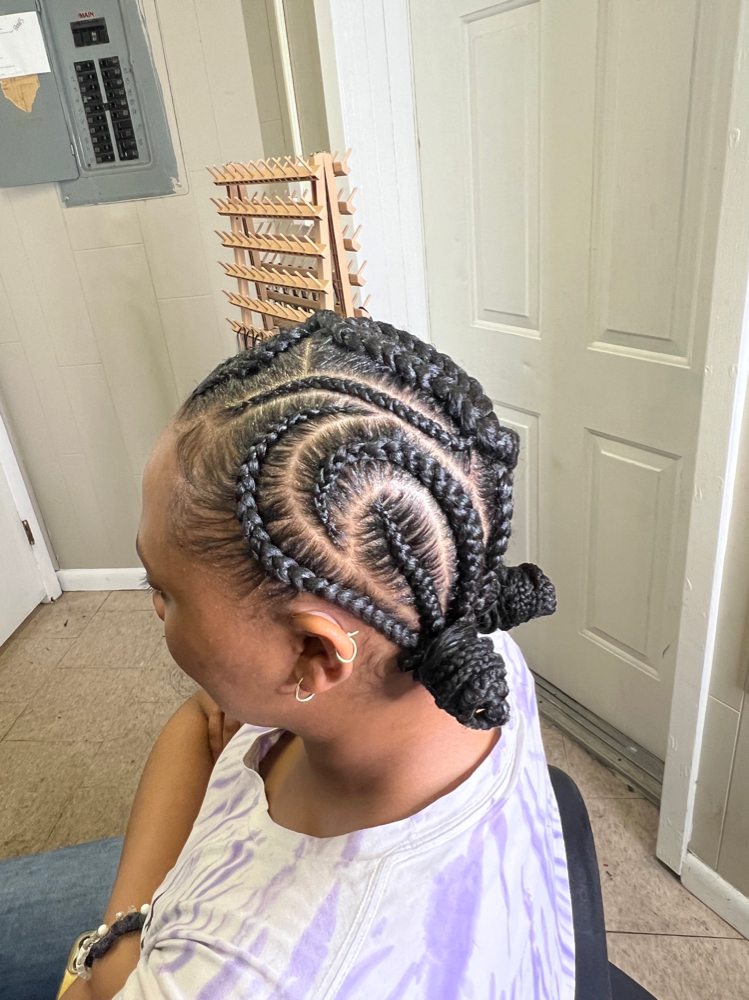 10 and up scalp braids