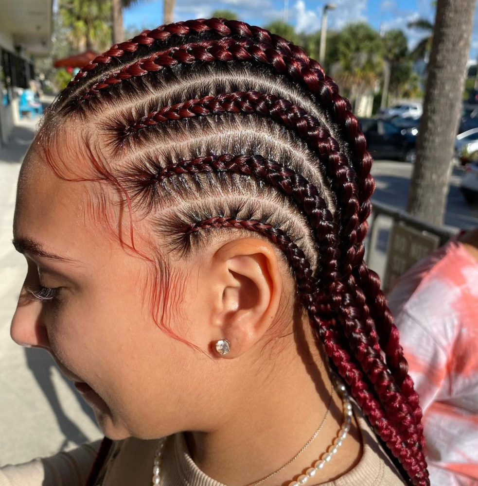 8 Braids (hair added)