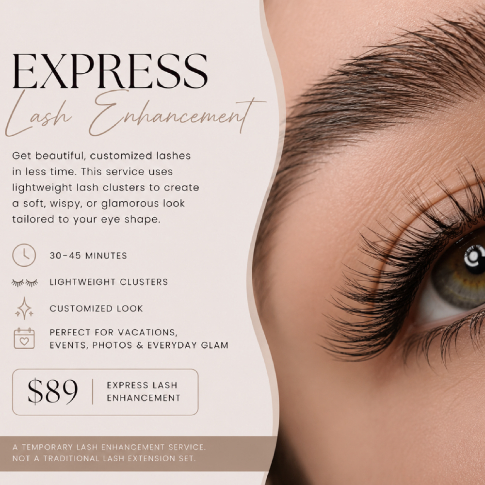 Express Lash Enhancement at PRETTY on Purpose Beauty Co. in Roanoke, VA