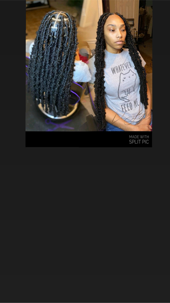 Large Butterfly Locs “Waist”
