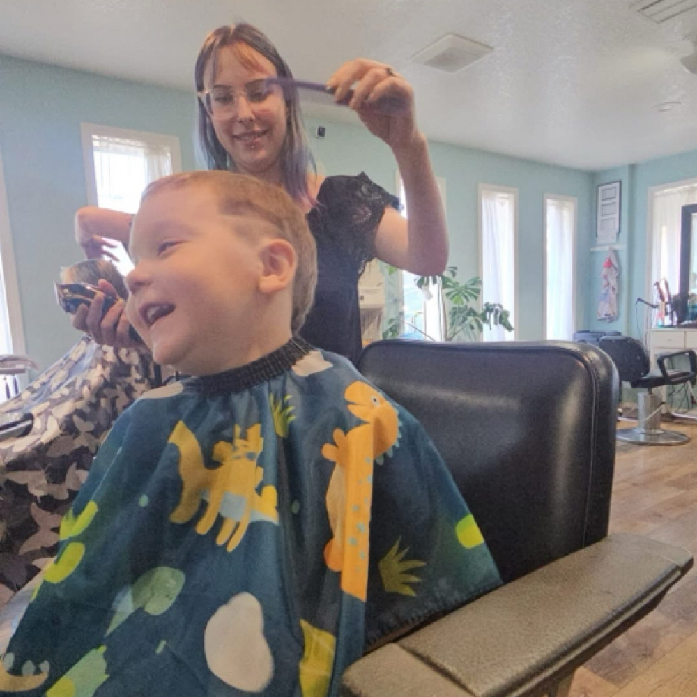 Kid’s Cut at Bright Fire Beauty in Roseburg, OR