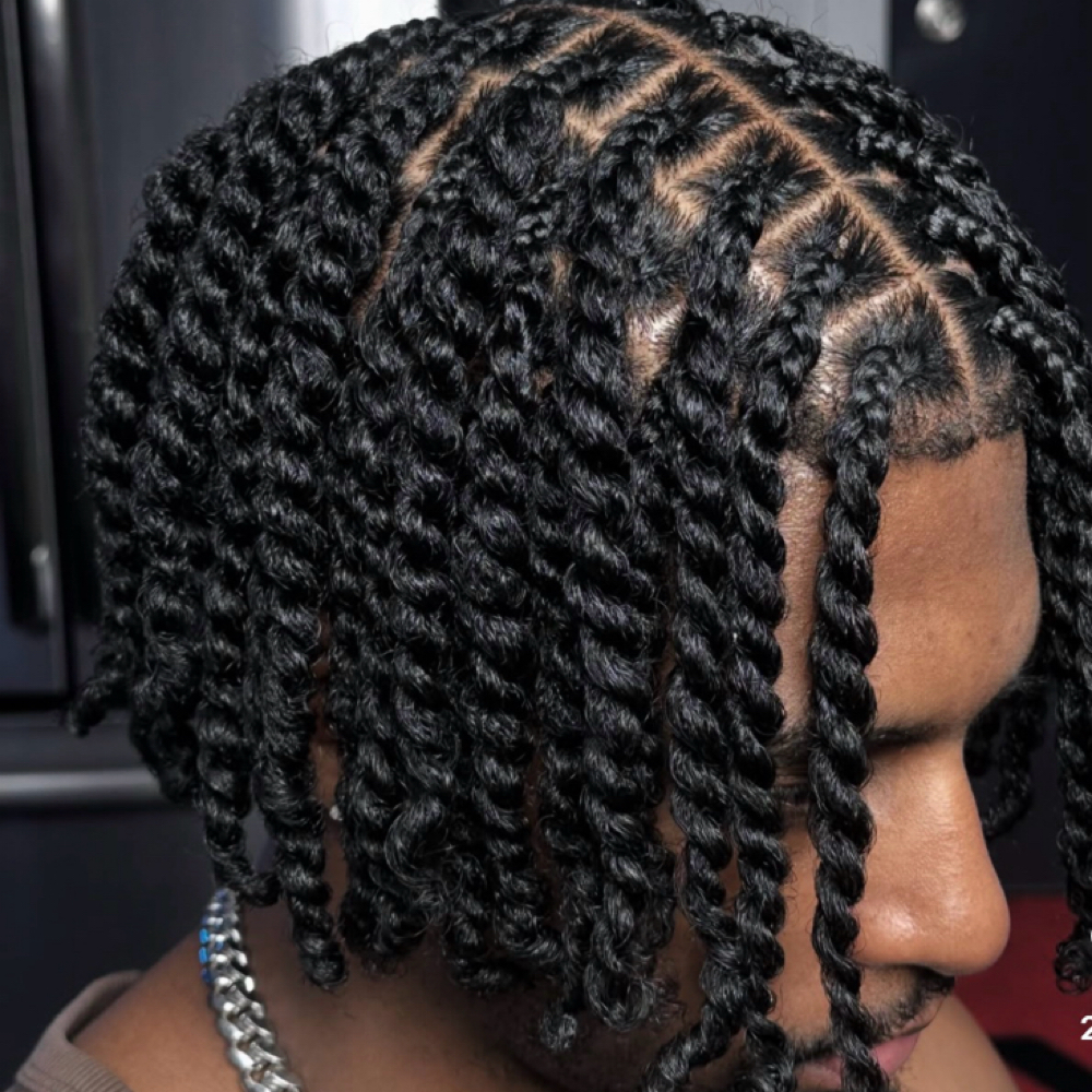 Men’s Mini Twists at Impeccable Beauty in Clarksville, TN