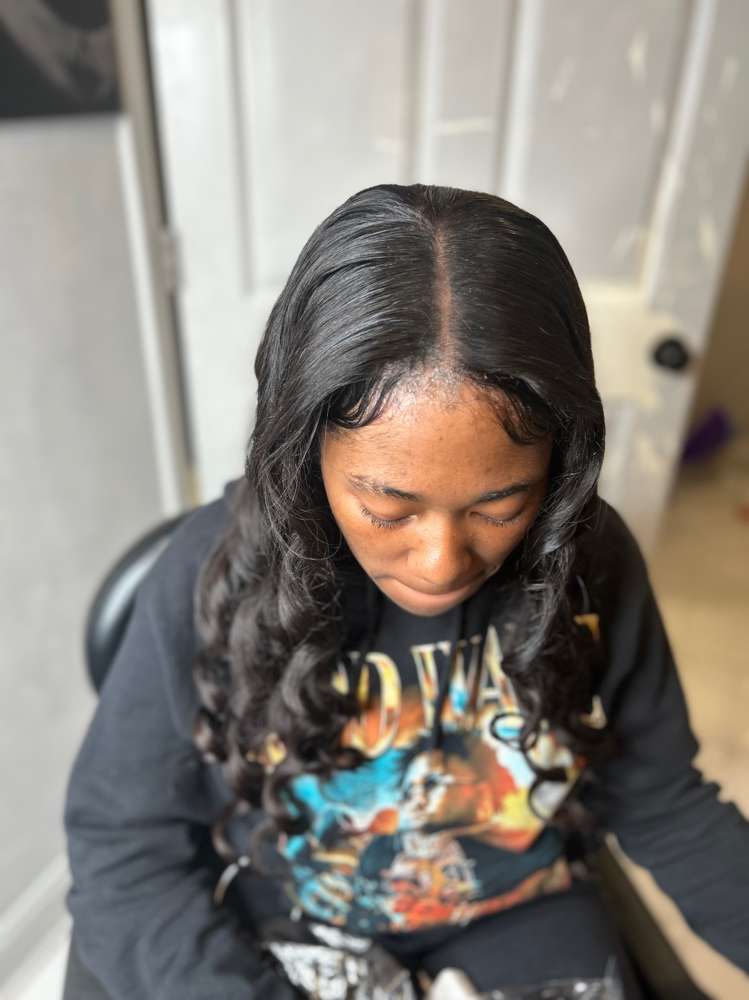 Sew-In With Leave Out