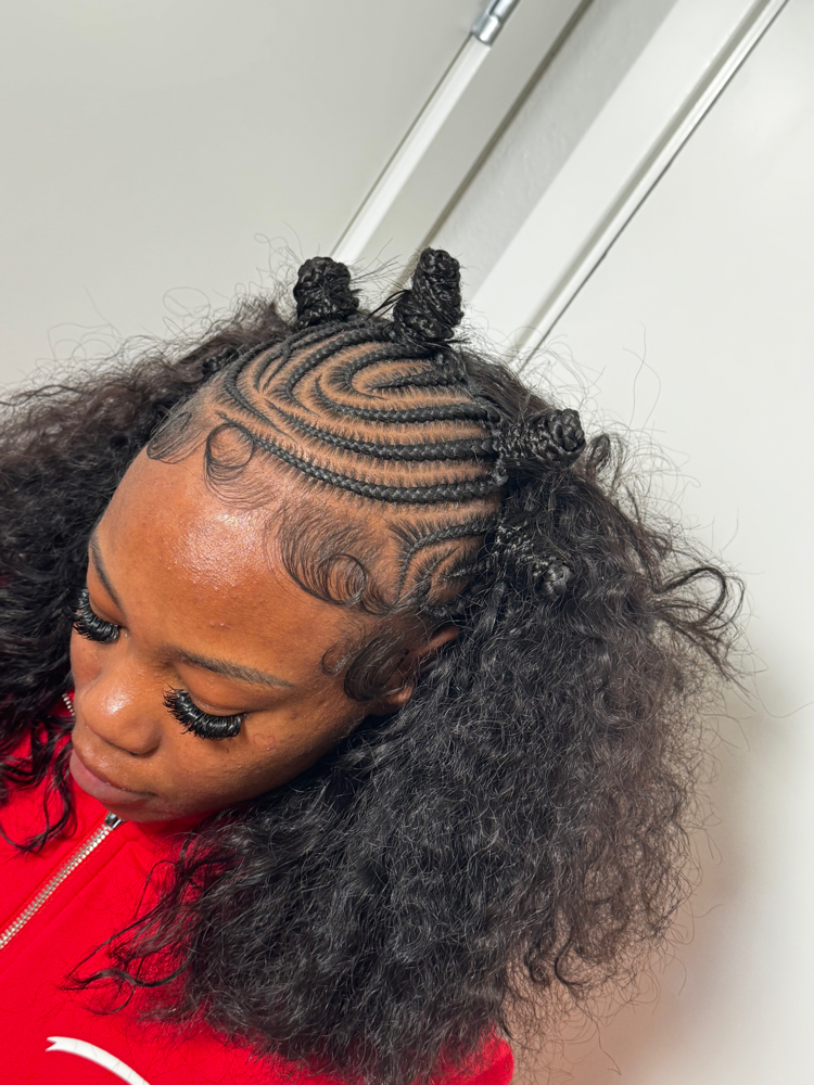 1/2 & 1/2 Quickweave at BraidedBySani in Vallejo, CA