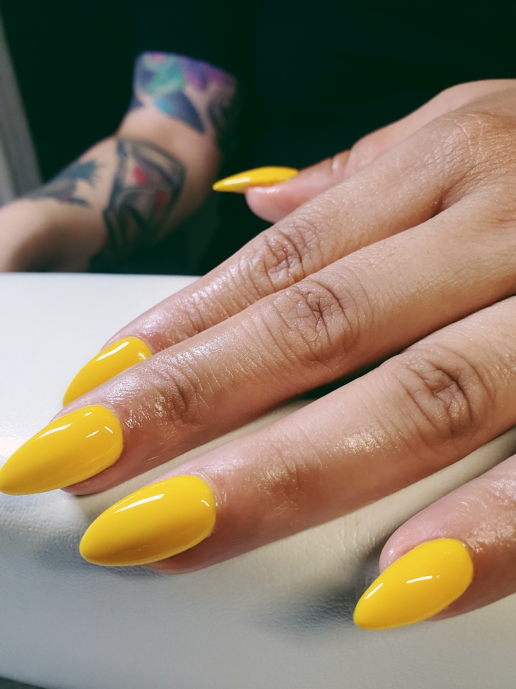 Solid Color Gel Manicure + Overlay