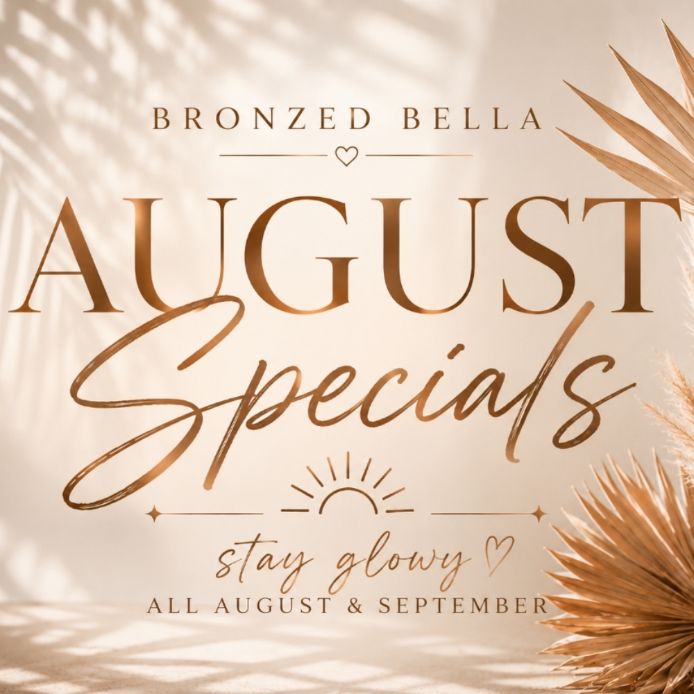 August Specials • Tans Expire 9/30 at Bronzed Bella in Murfreesboro, TN