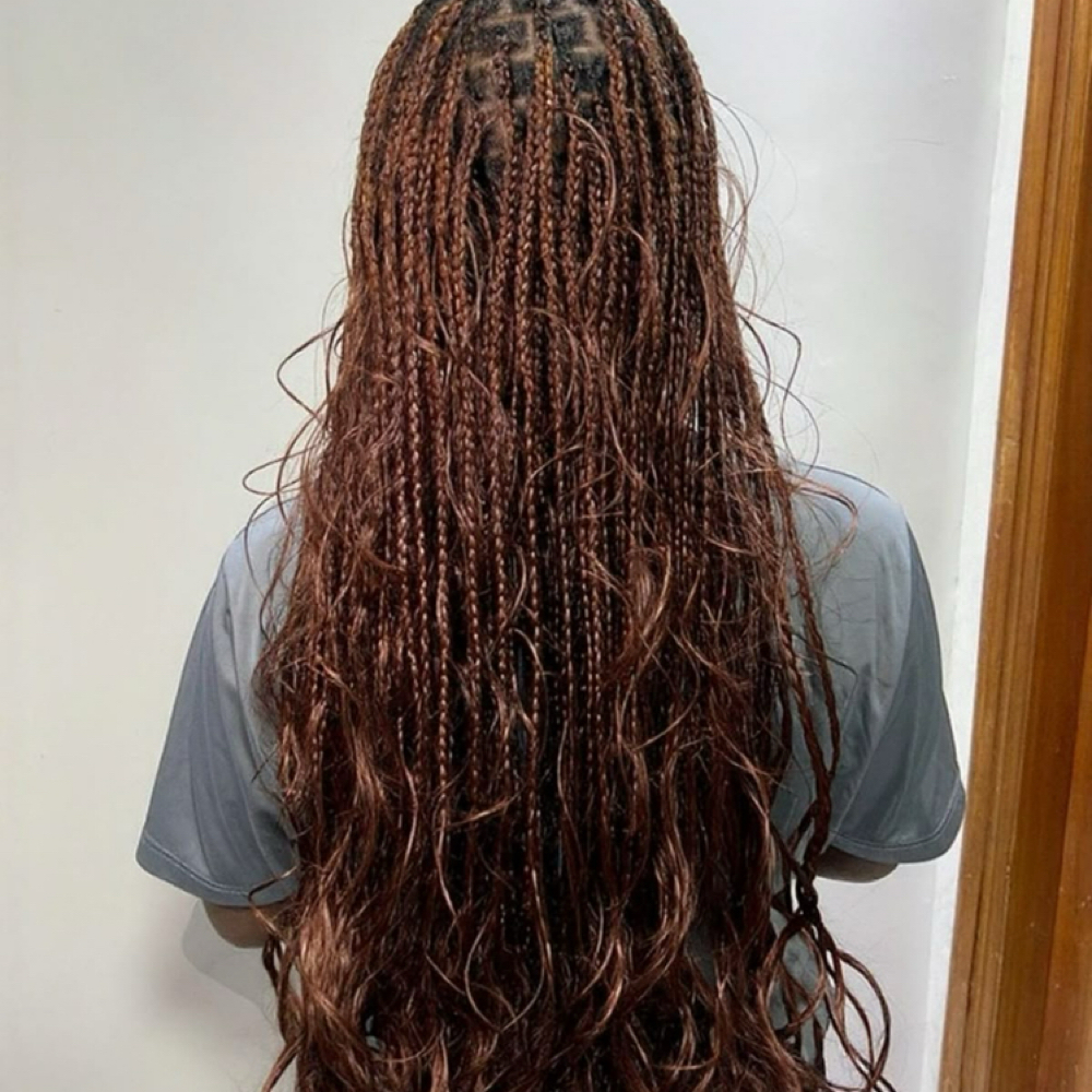 French Curls Boho at Djina  Braiding in Grand Prairie, TX