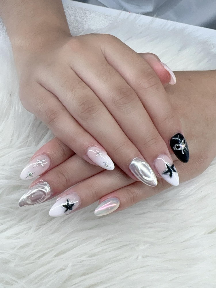 Full Set Acrylic With Gel