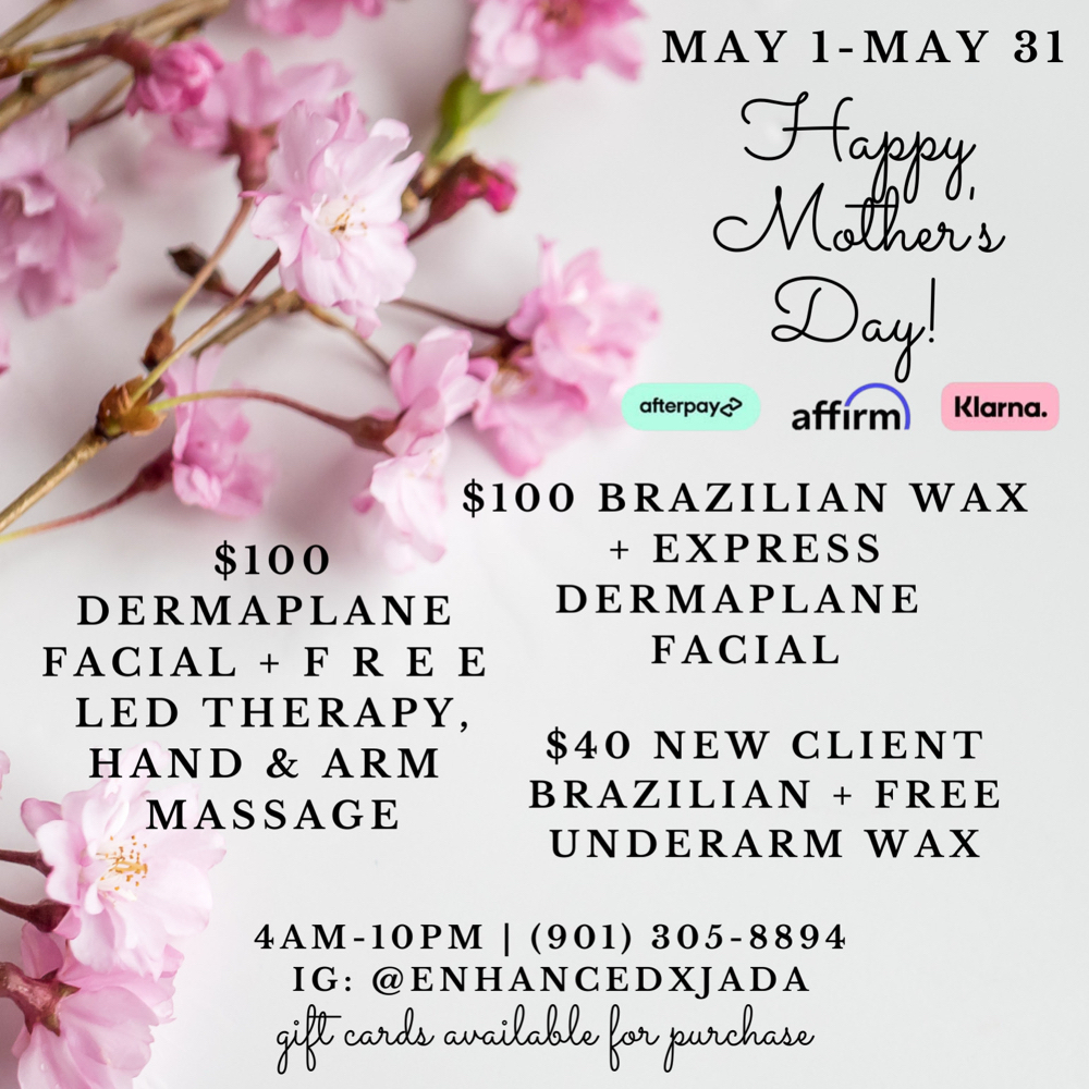 MOTHERS DAY SPECIAL💐 at Enhanced by Jada in Memphis, TN