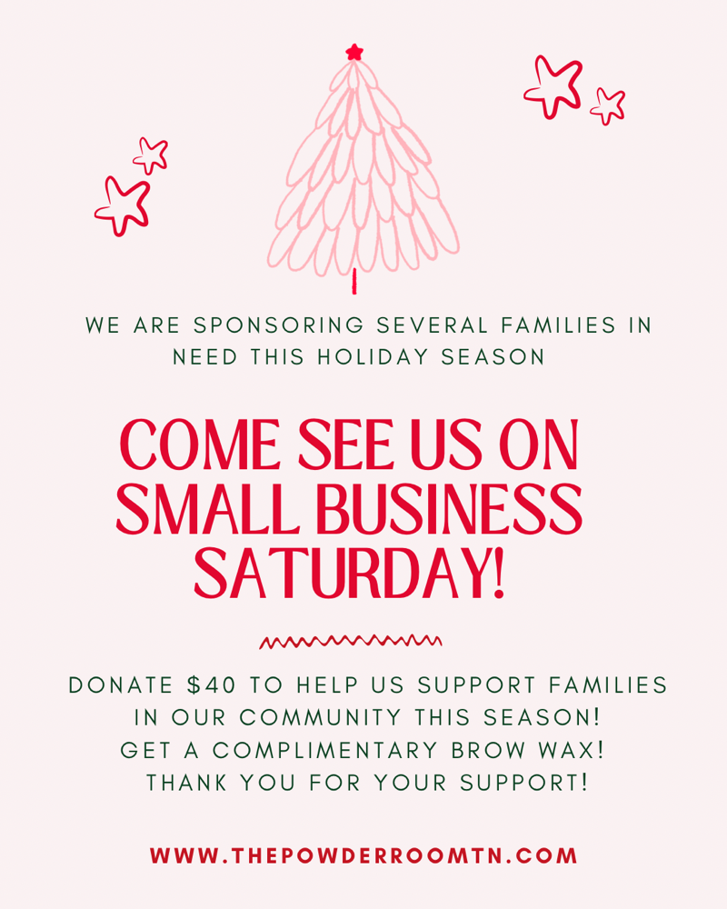 Small Business Saturday Donations