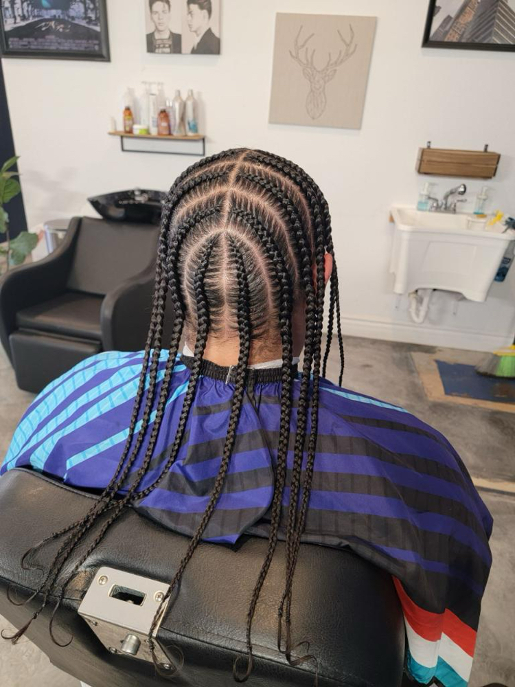 10+ Natural Cornrows