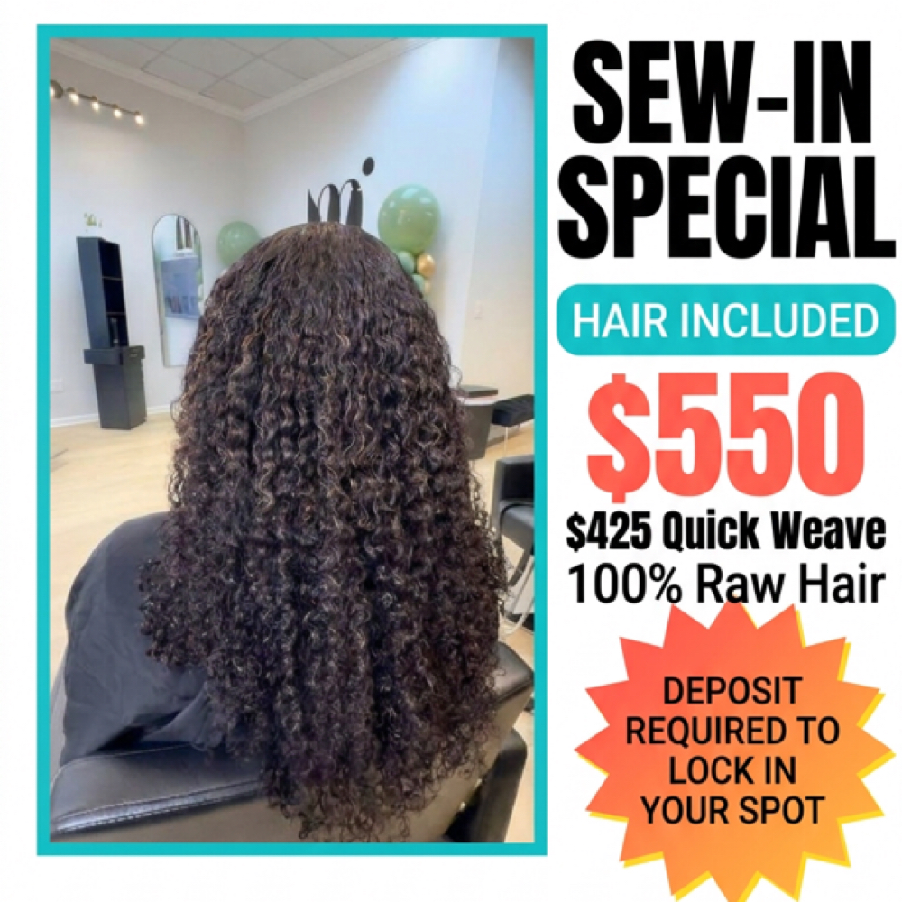 Quick Weave Special at Mila Bee Studios in Houston, TX