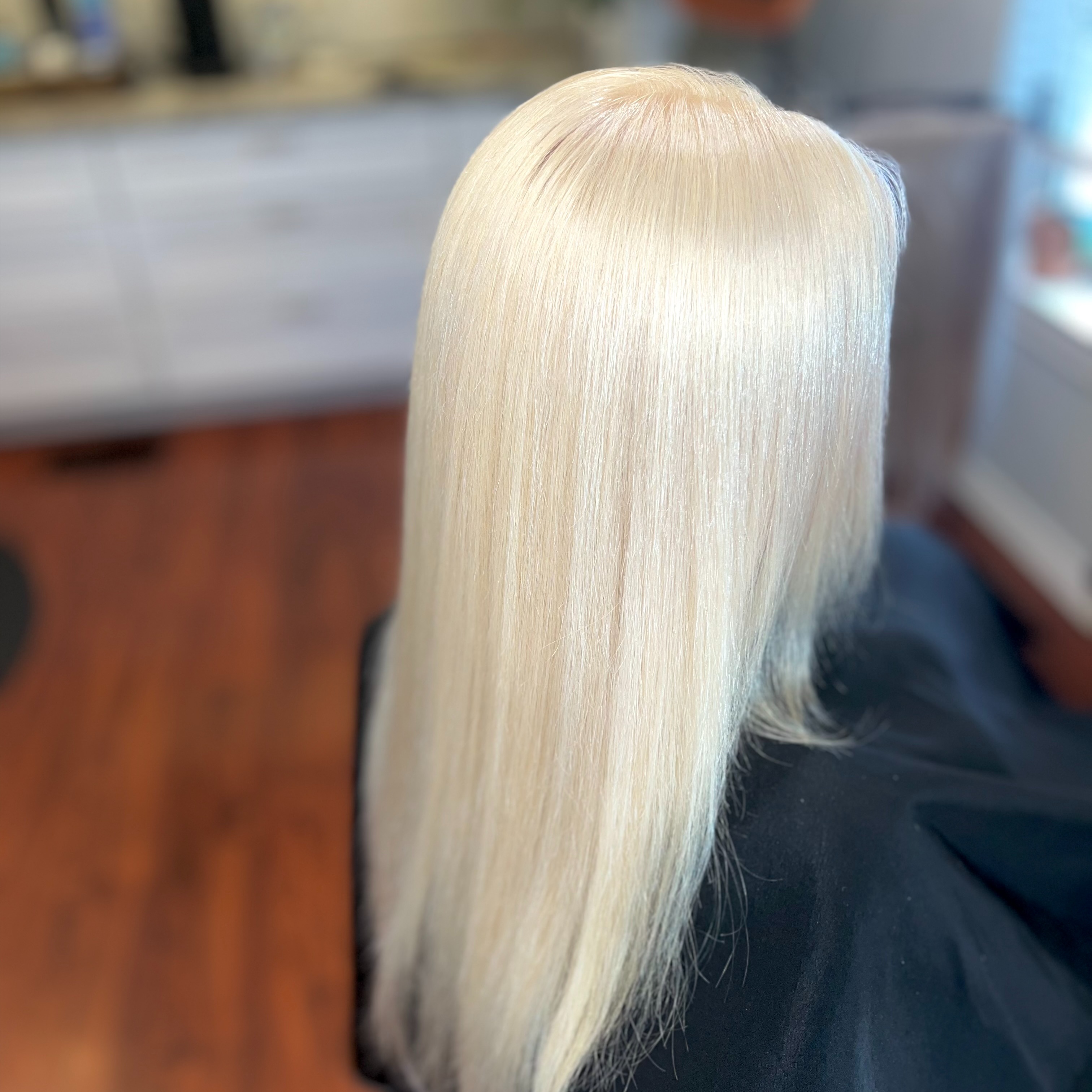Full Blonde Transformation at TeaseN’BlowHair by Kaitlyn in Azle, TX