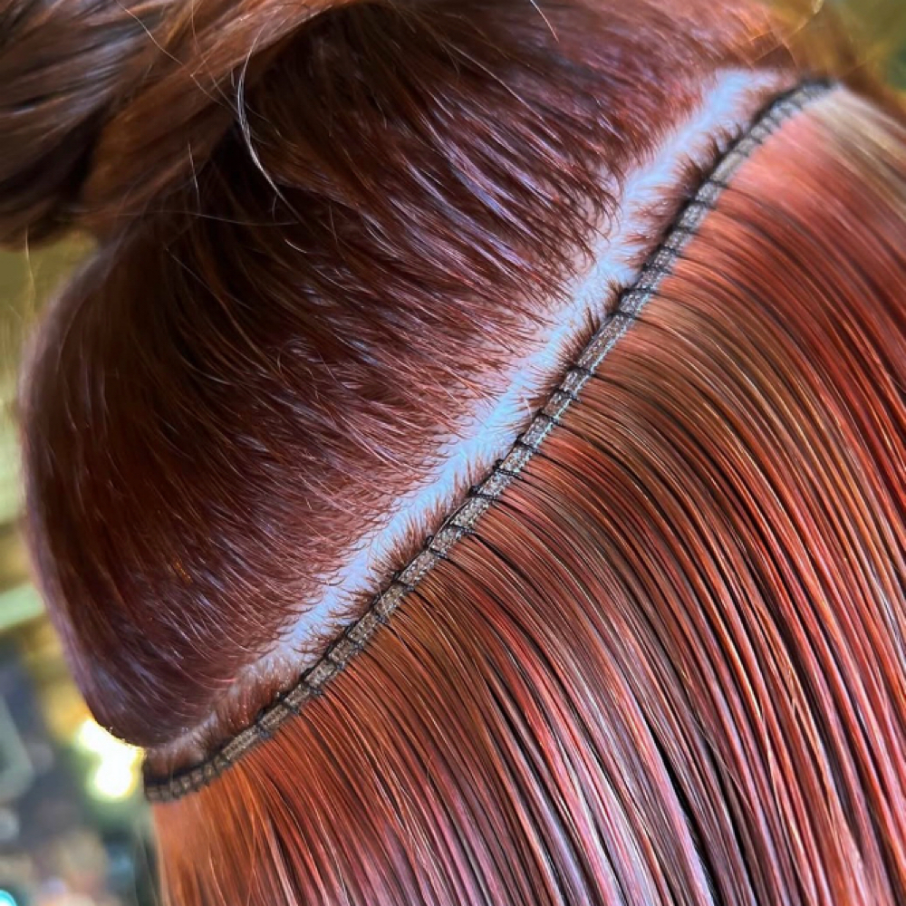 2 Rows Hair Extension Move Up at Dead Rose Salon Nyki Nechiporenko in Minneapolis, MN
