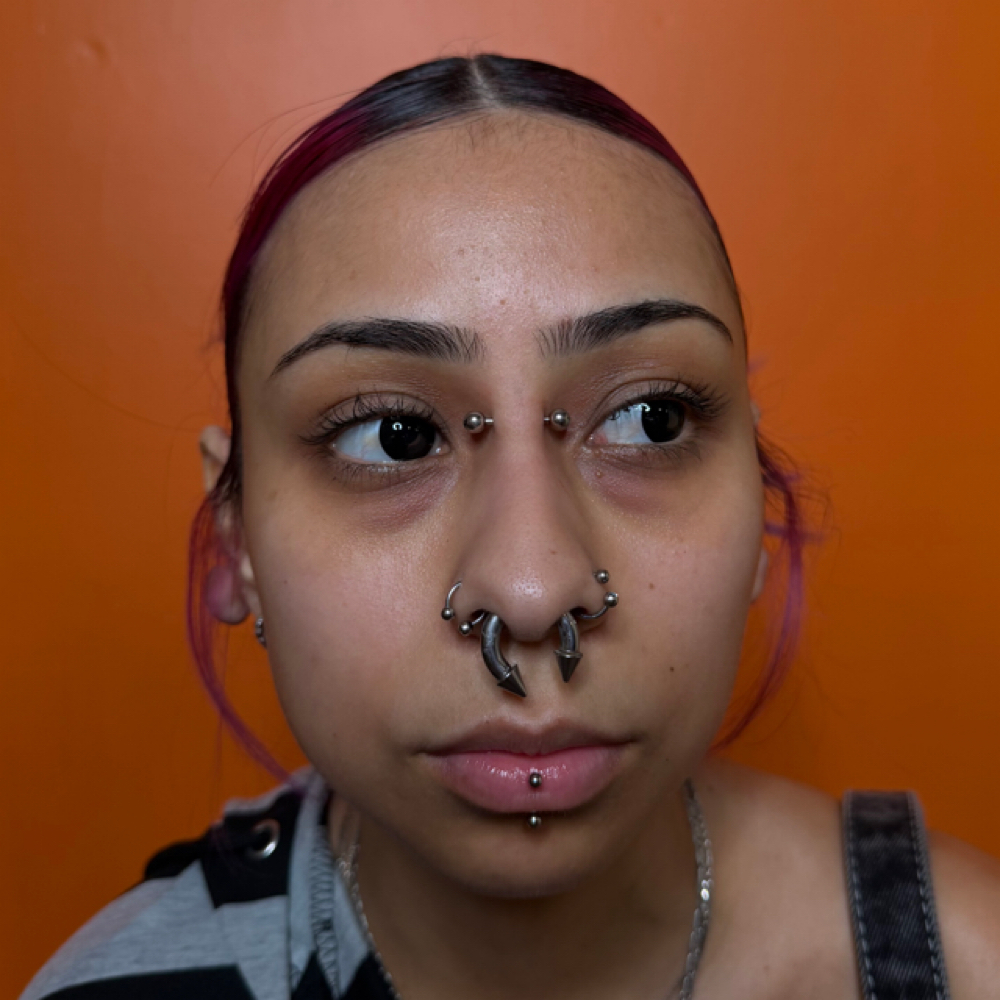 Bridge Piercing at Revision Body Art in Covina, CA