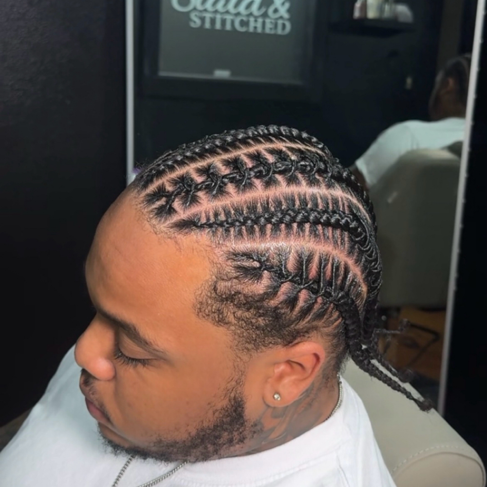 Barrel Rolls X Braids at Slaid & Stitched in Arlington, TX