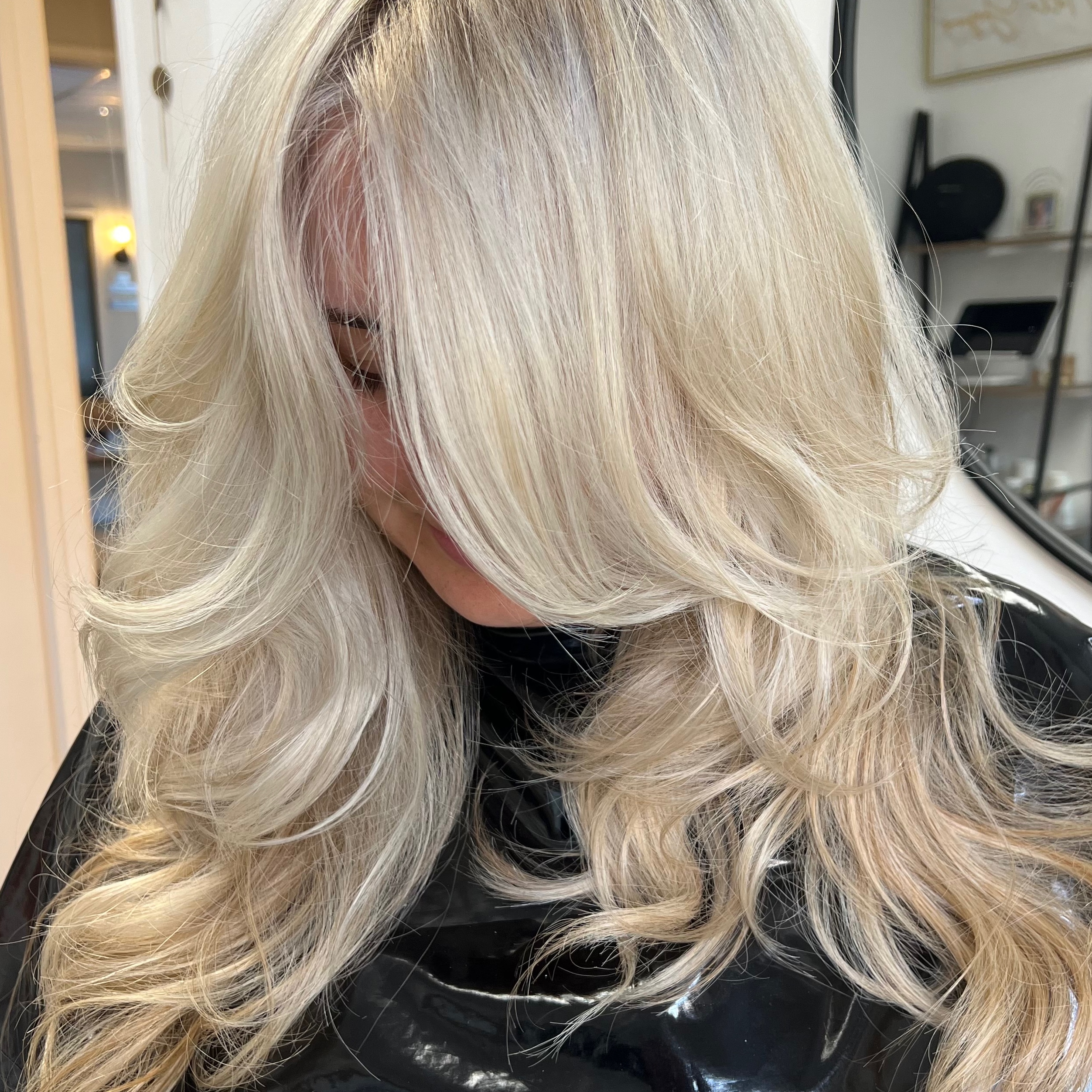 Full Lightening & Custom Gloss at Toni Kathrynn Hair Studio in San Diego, CA