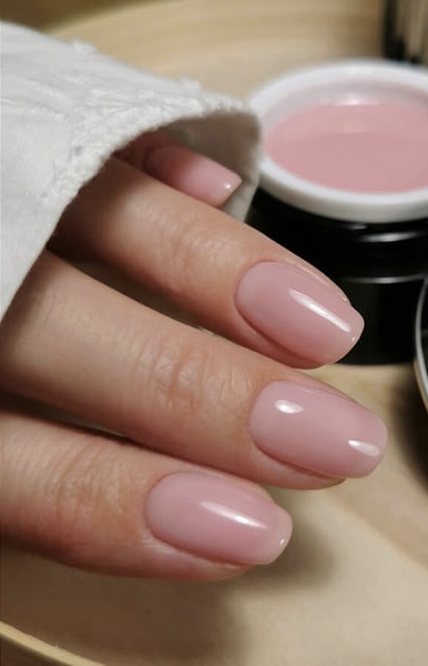 Gel Overlay (Natural Nails) at My Pink Studio in Milwaukee, WI