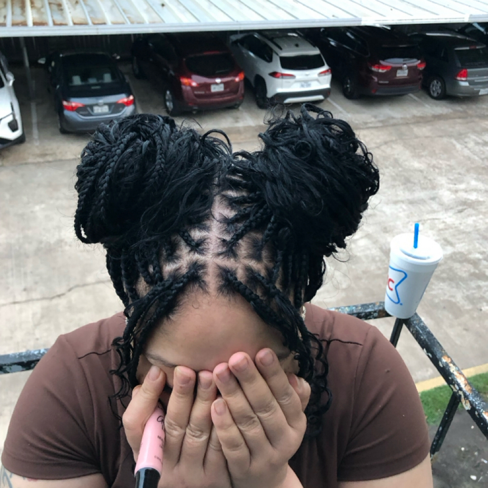 SMALL BOHO BRAIDS at Burma The Braider