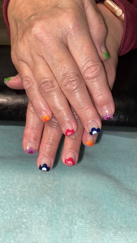 Full Set Gel Nails Short