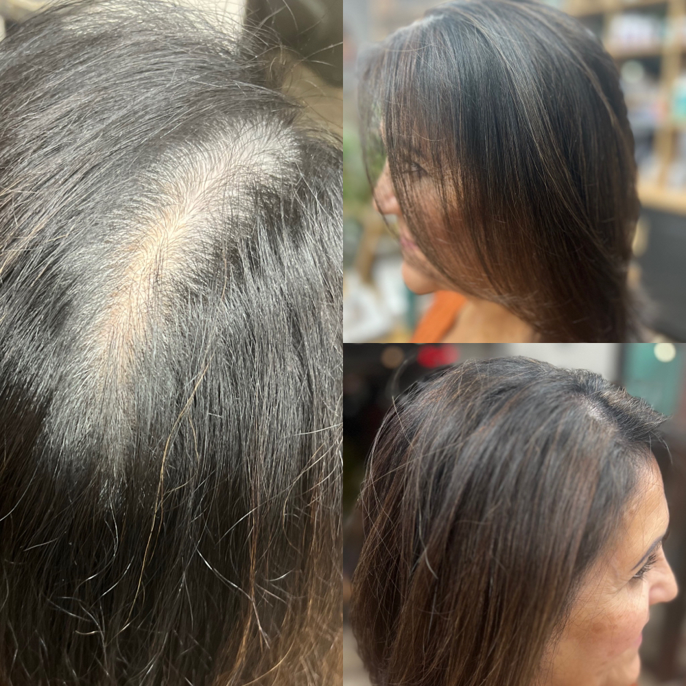 Root Color Retouch + Blow Dry