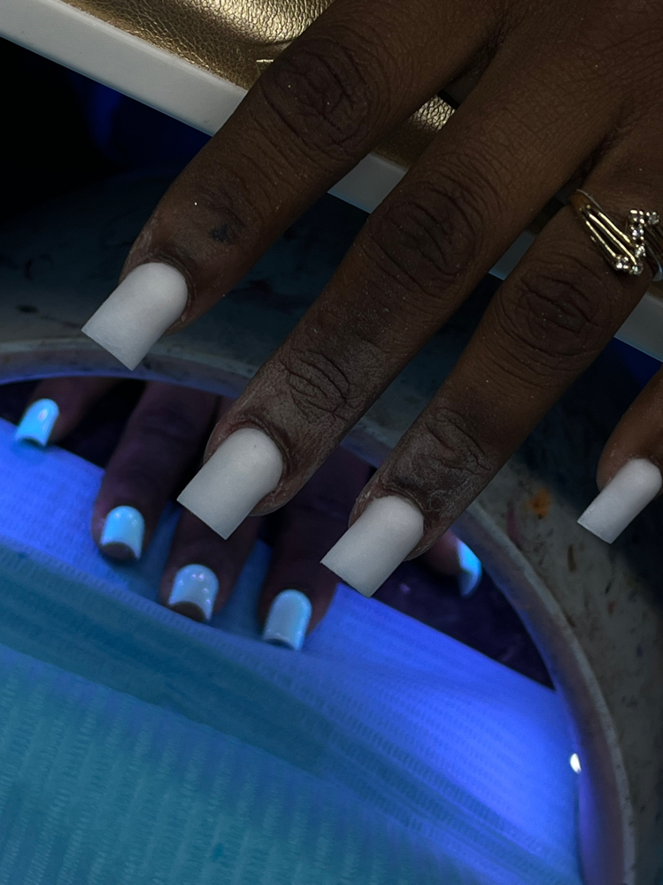 Short Basic Color Nail Set