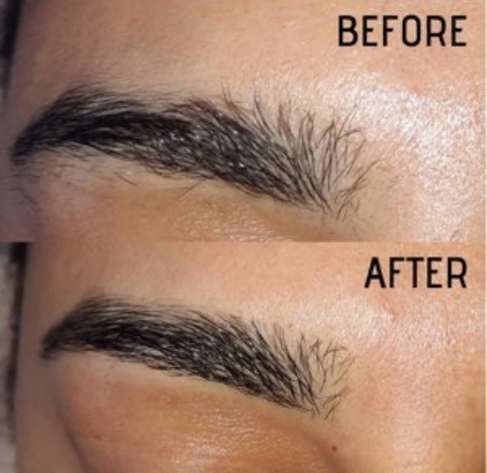 Waxing Eyebrows (men)