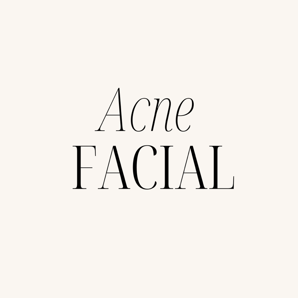 Acne Clarifying Facial